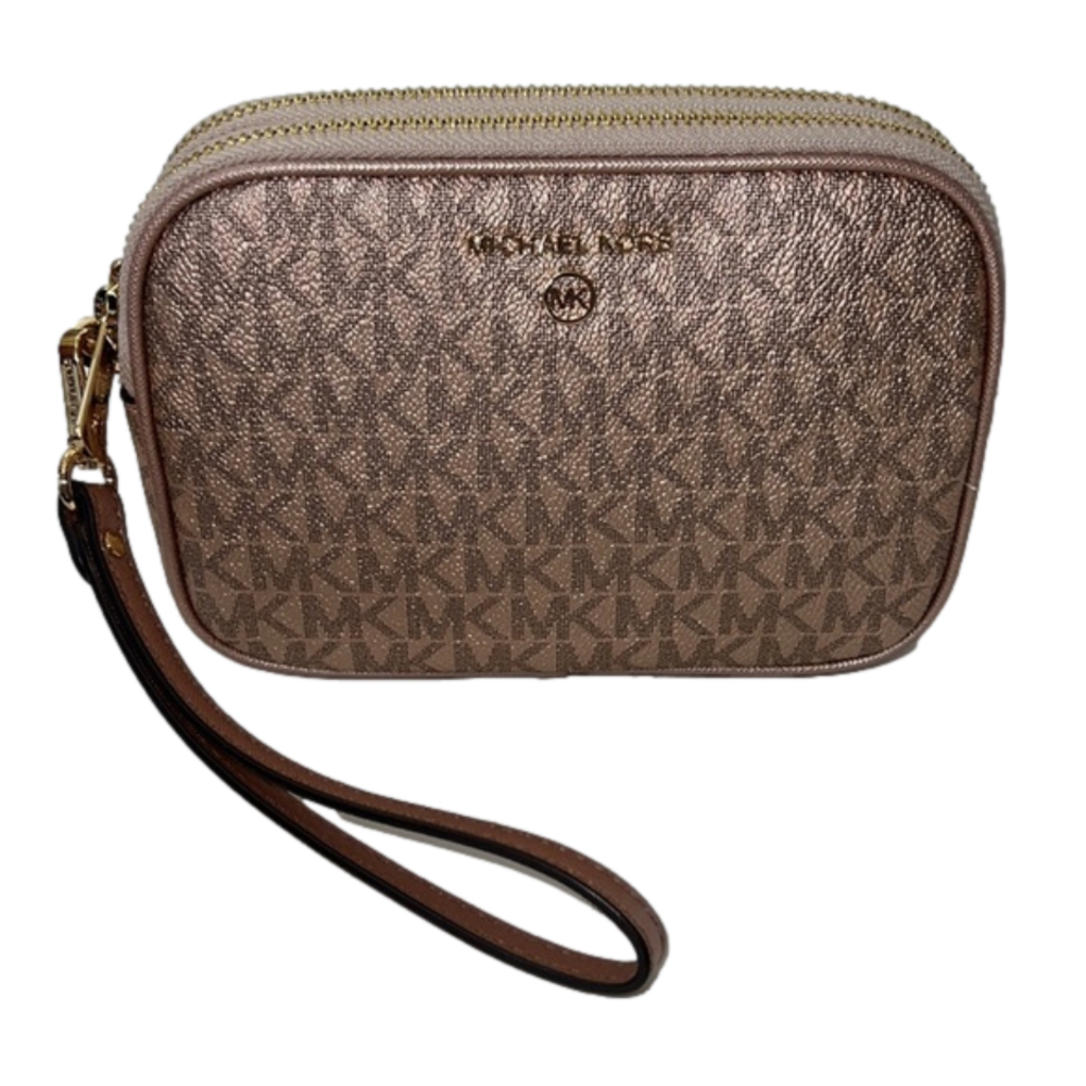 NWOT Michael Kors, double zip wristlet
